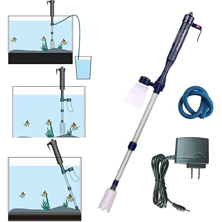 Amazon Co Jp Metis 電動水交換ポンプ 水槽清掃パンプ 砂清掃 真空用 電動掃除機 電気砂利掃除機水 水替え 底砂掃除 コケ取り 汚れ取 強力 水族館 組立簡単 アクアリウム用 淡水 海水 ホーム キッチン