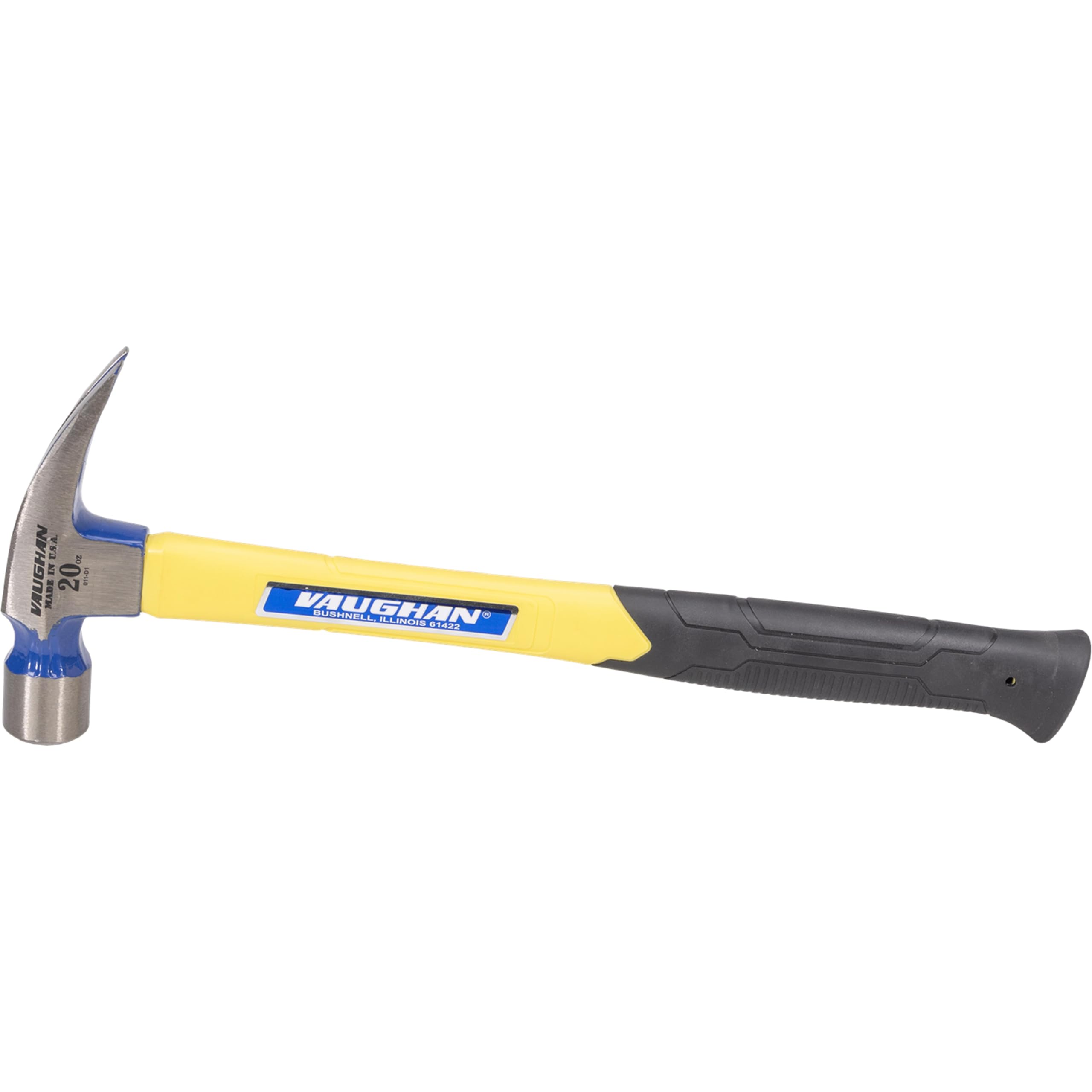 VAUGHAN Fiberglass Handle 999 Series Framer Hammer, Assembled in