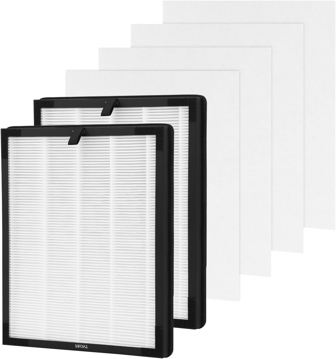 AP2000WF Air Fil-ter Compatible with KNKA AP2000WF Air Purifier 2 High-Efficiency & 4 Activated Carbon Filt-er and Pre-filter.