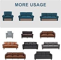 Vista 69 de H.VERSAILTEX Multi-Pieces Sofa Covers Stretch Couch Covers Form Fitted Seats and Back Cushions Covers