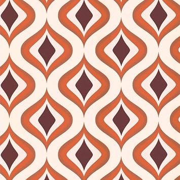 Superfresco Easy 15195 Trippy Wallpaper, Orange