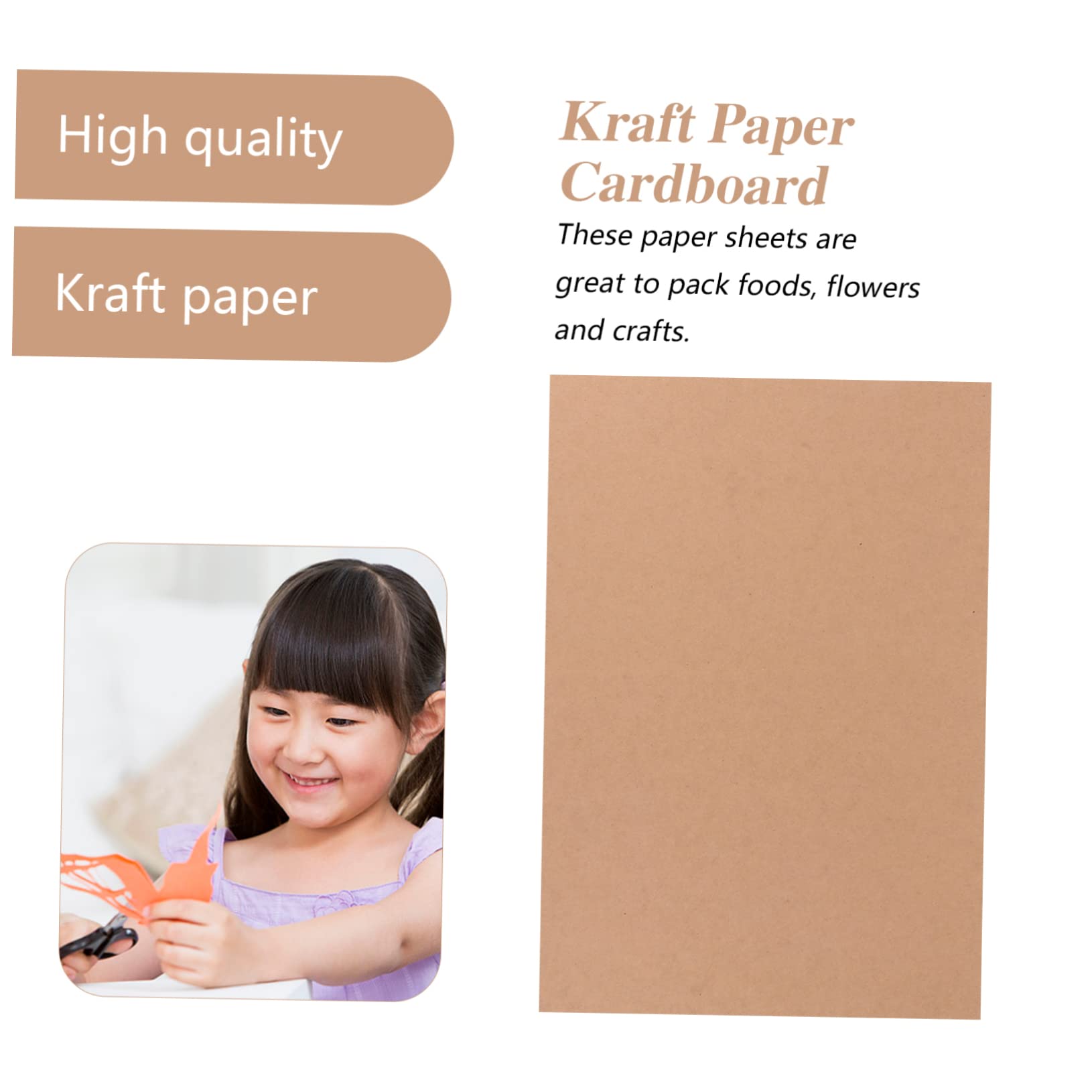 20 Stück A3 Kraftpapierkarton Kartonbögen für Bastel und Versandzwecke