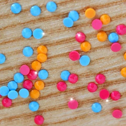 Miniatura 10 de FLYSONG Kit de calcomanías de arte de diamantes 5D para niños, 24 piezas de calcomanías de diamantes de princesa y animales de dibujos animados,