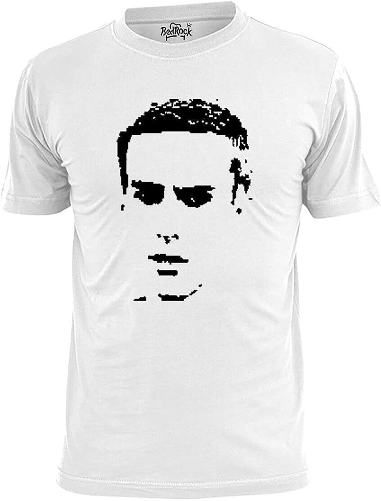 Li Ya Dental Men's White Terry Hall Silhouette Inspired T Shirt Classic Breathable T Shirt Casual Round Neck Easy Tee Comfortable Tees Xl