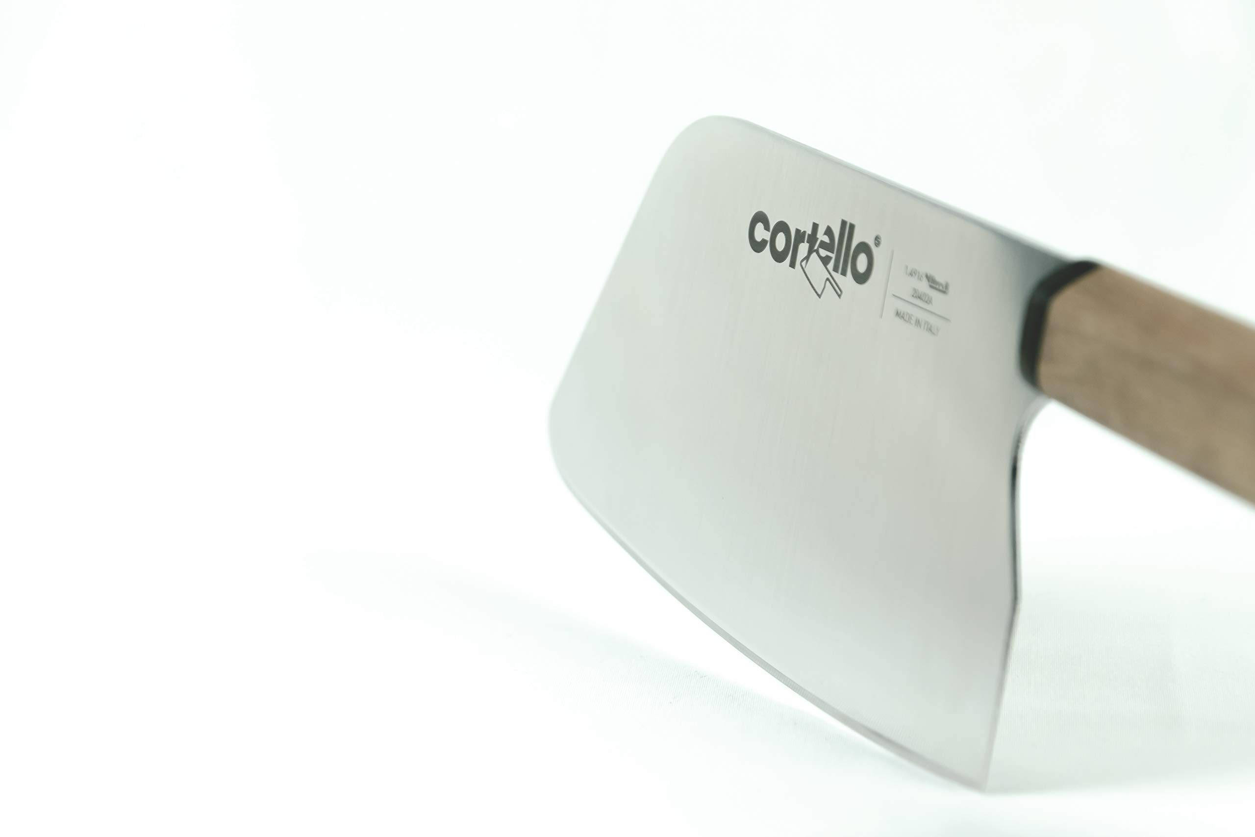 Sanelli Ambrogio - CORTELLO, Coltello Professionale da Chef. Lama in Acciaio Nitro-B, 17,5 Cm. Manico in Legno di Noce ed Ebano