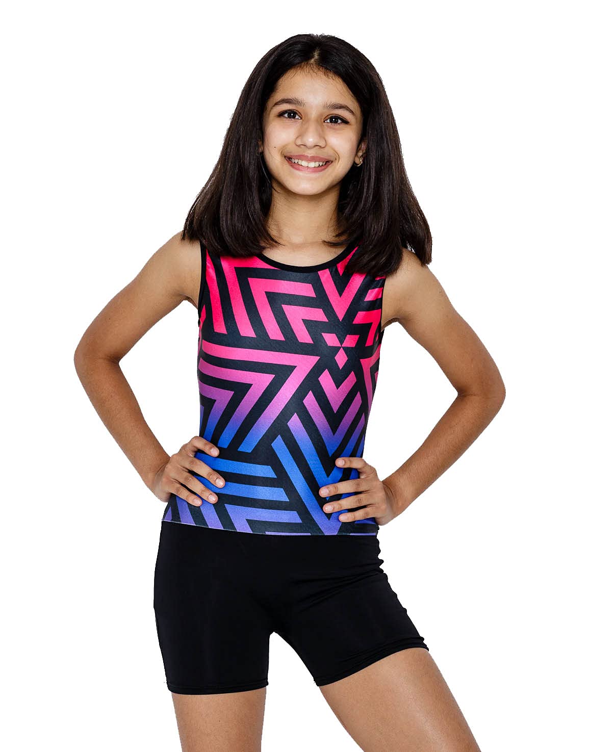 IKAANYAGirls Unitard or Biketard for Gymnastics, Dance, Acrobatics or Swimming (Ages 3-15)