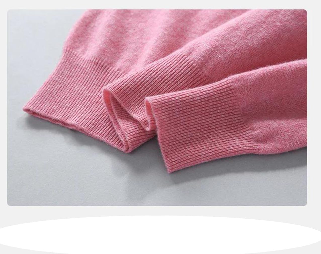 Men's Cashmere V-Neck Sweater Winter Soft Warm Jumper Pullover Knitted Work Tops