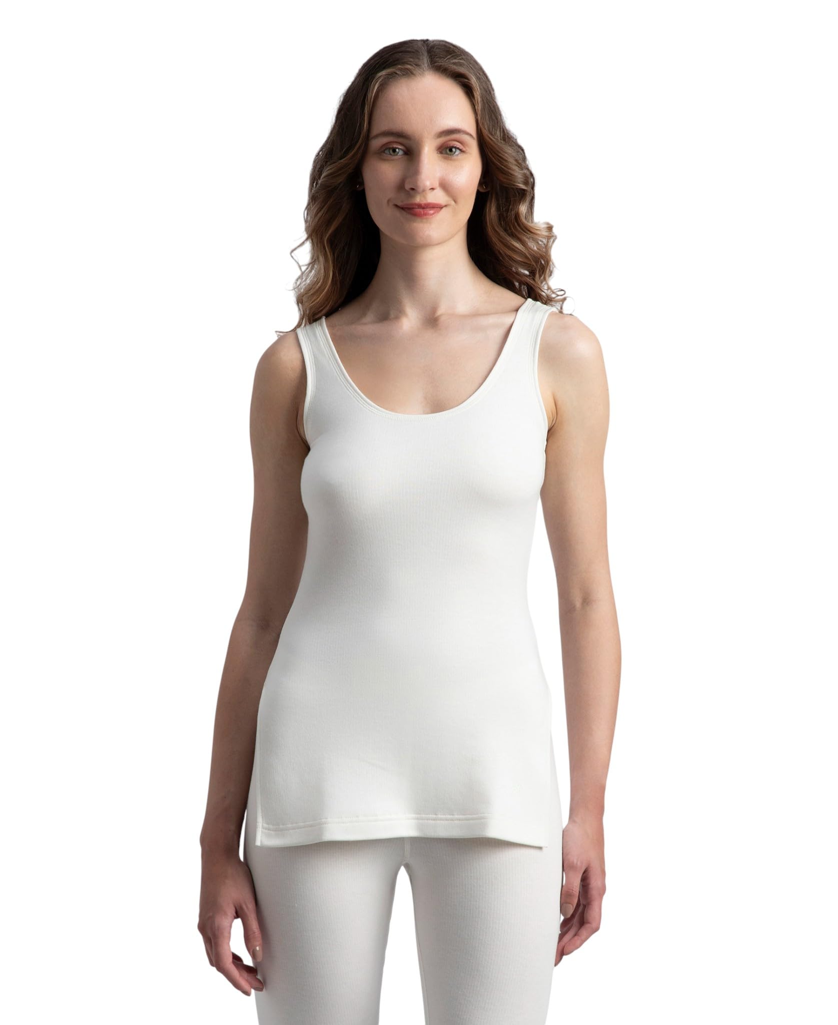 jockey 2547 Women's Super Combed Cotton Rich Brushed Fabric Thermal Tank Top with StayWarm Technology-picture-40