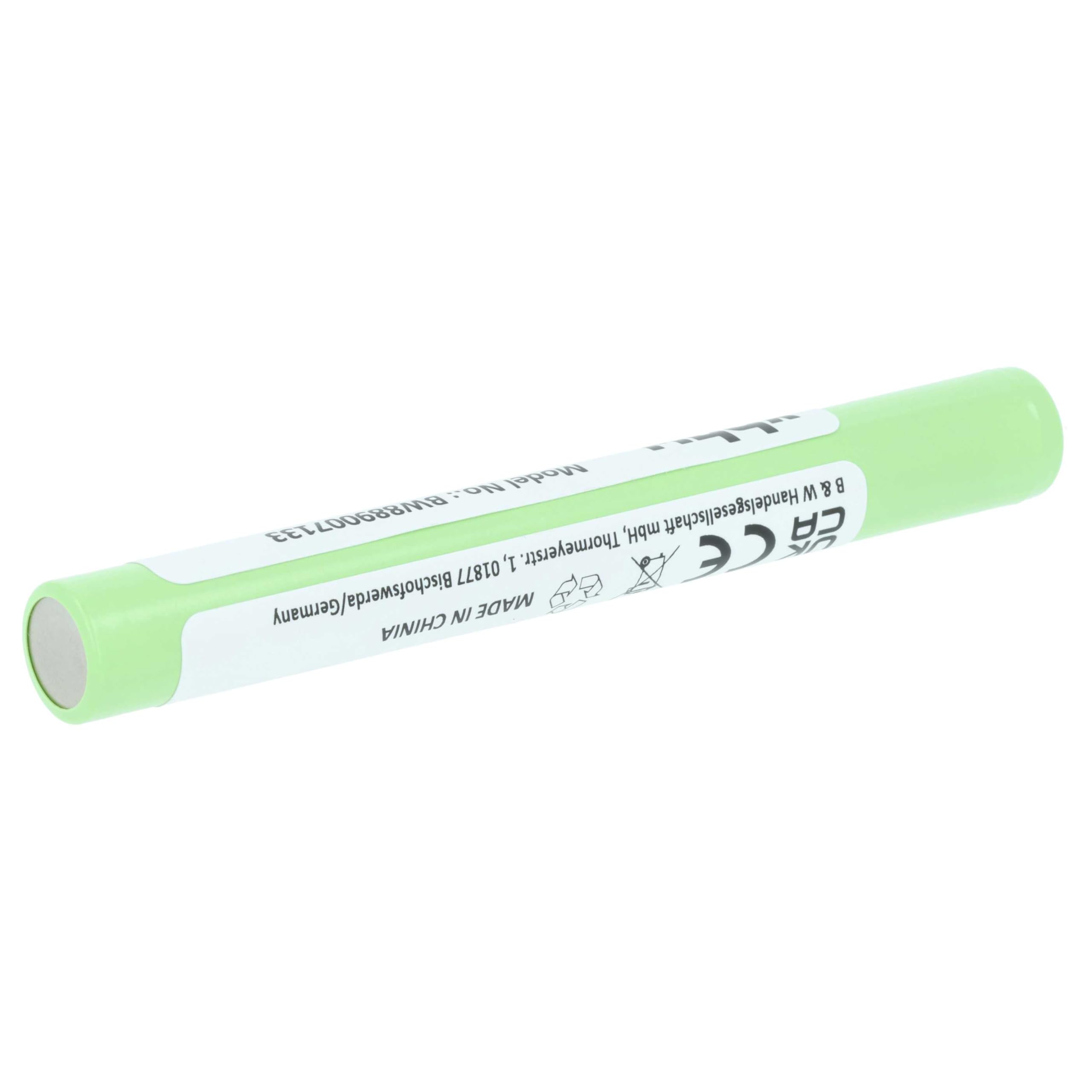 vhbw 3 x akumulator kompatybilny z Ledlenser P4R Core latarka czołowa (650 mAh, 3,7 V, litowo-polimerowa)