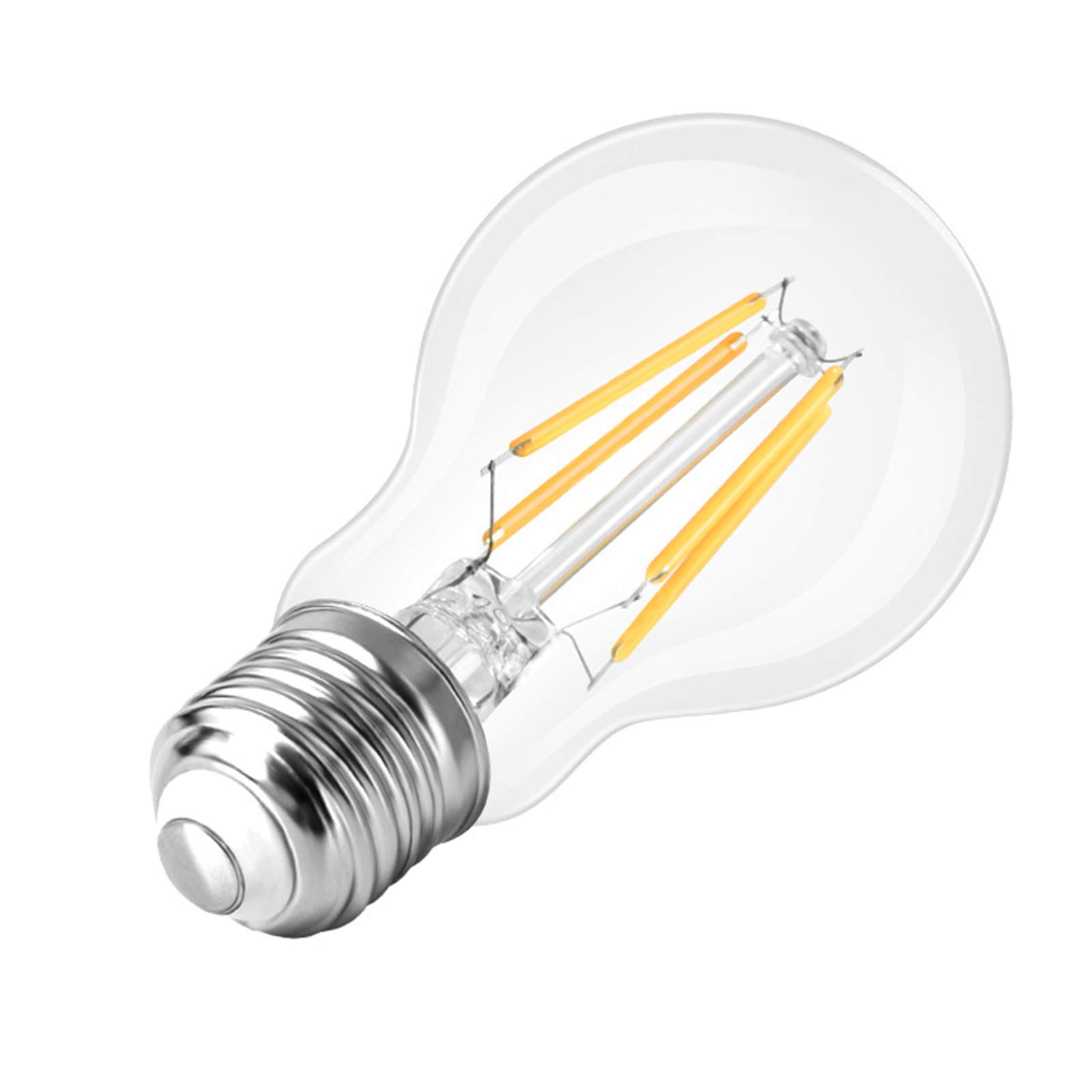 LED Boule de lumière Ampoule Edison Filament A60 Lampe 8W Équivalent 20-80W Clear Incandescent [Classe d'énergie A ++] 6pack
