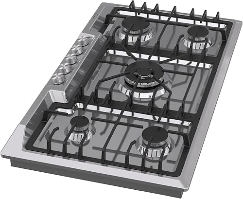 Miniatura 4 de Empava 36 "Acero inoxidable 5 Italia Sabaf Burners Stove Top Gas Cooktop Empv-36GC881