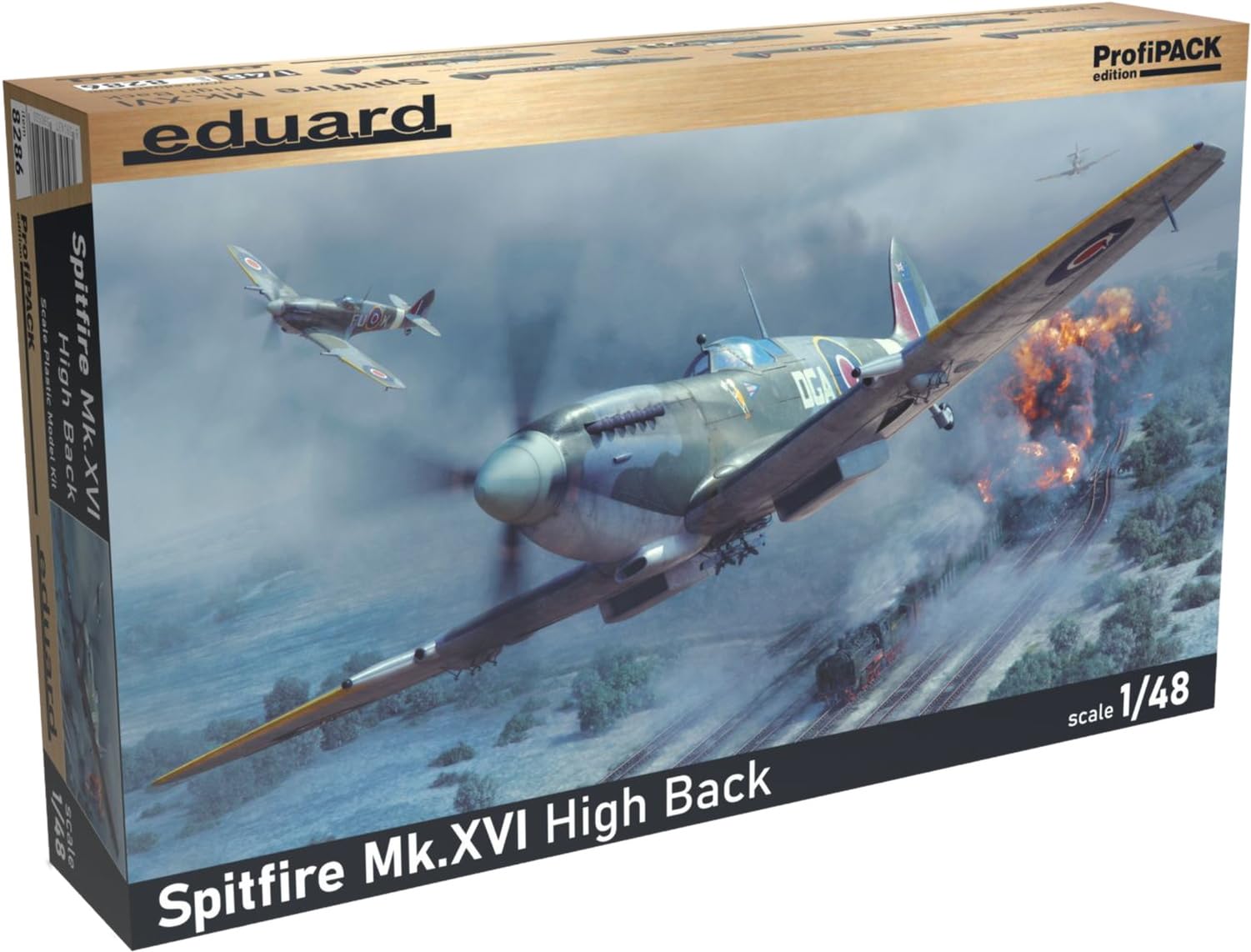 Eduard 8286 Spitfire Mk.XVI High Back ProfiPACK 1:48 Model Kit