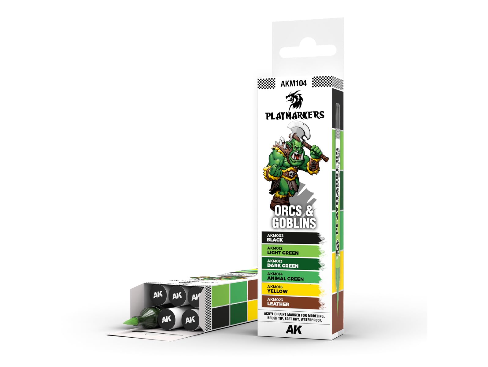 AK PLAYMARKERS Set AKM104 ORCS & Goblins (6X)