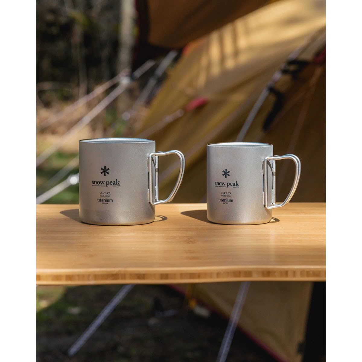 Amazon.com | Snow Peak Titanium Double Wall Mug, Titanium