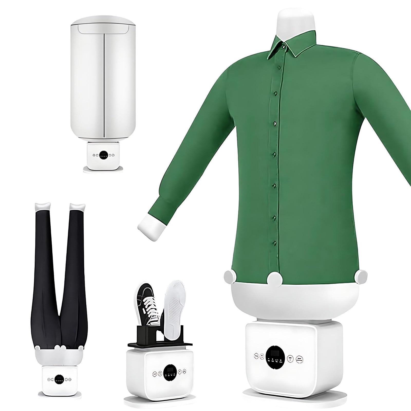 Plancha vertical profesional, plancha secadora automática, plancha de vapor con temporizador ajustable para camisas, blusas y polos. Combinación B