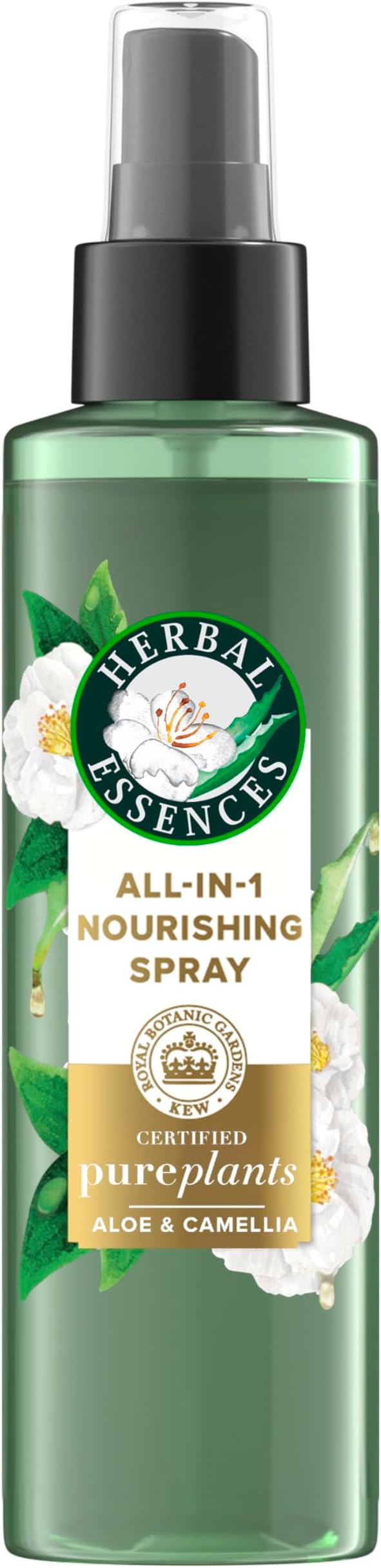 All-in-1 Nourishing Spray, Certified Pure Plants, with Aloe and Camellia Flower Oil, 6 fl oz