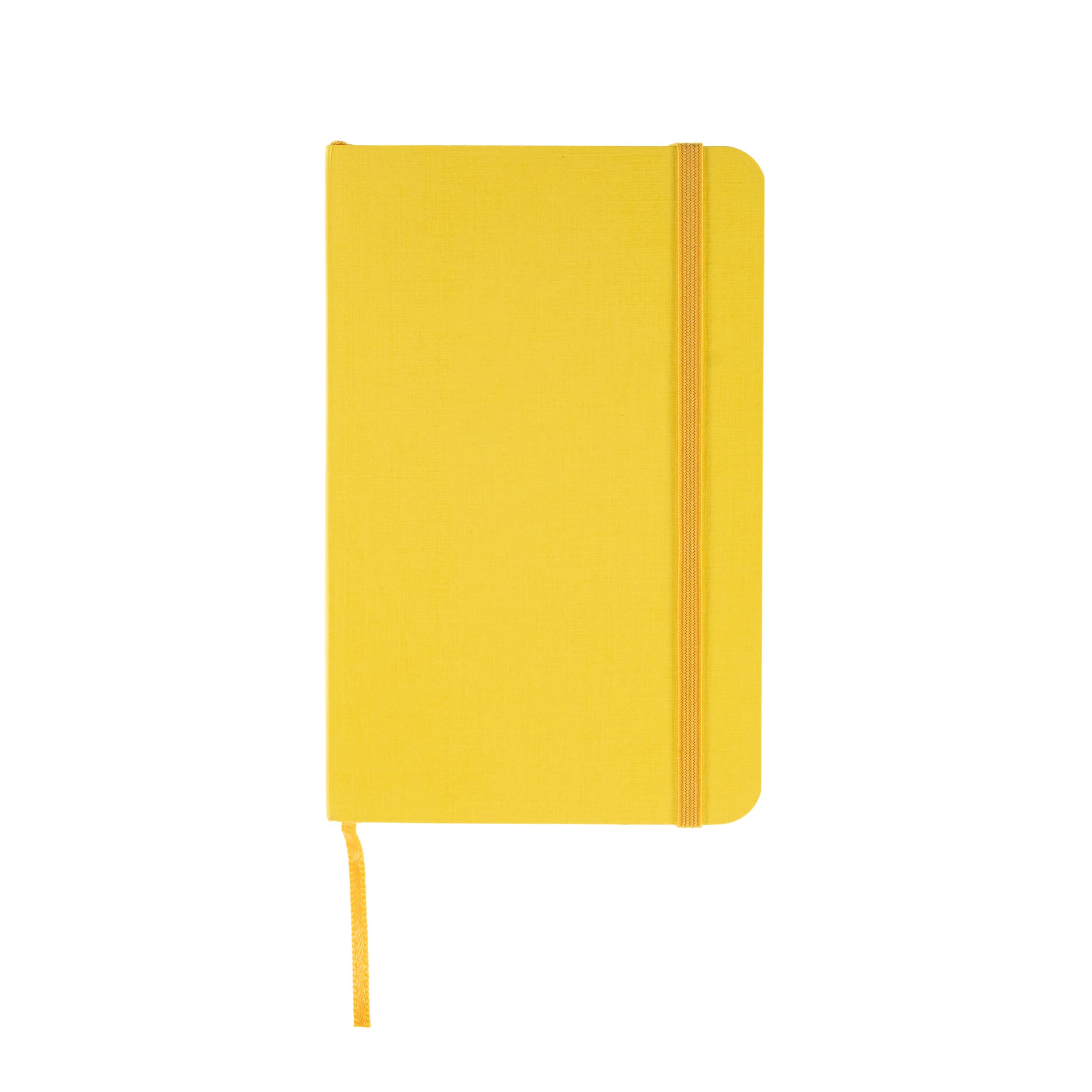 Cahier relié Fabriano Ecoqua Plus Jaune papier premium italien 8,9 x 14 cm