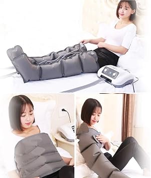 Electric Air Compression presoterapia Foot Massager Waist Leg Arm air pressure massager lymphatic massage machines with 6 Air Cushions Lymphatic Drainage Massager