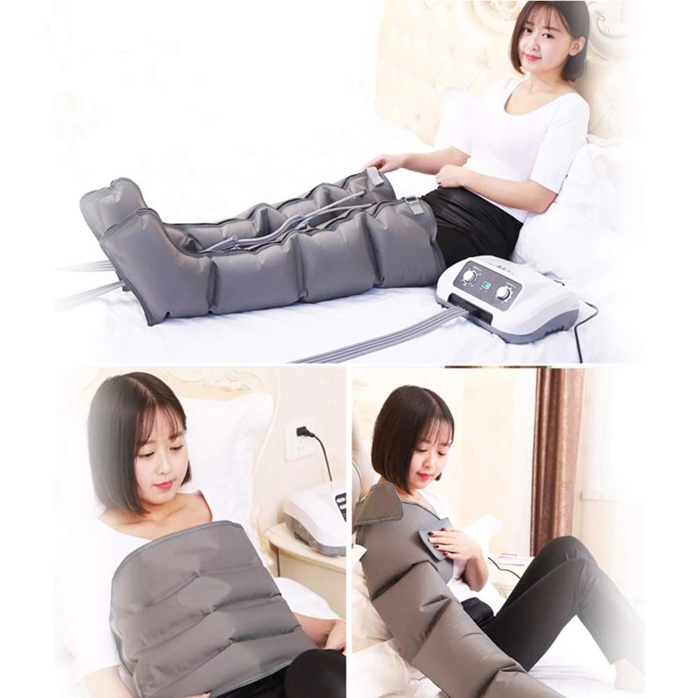 Elektrisches Luftkompressions-Fußmassagegerät, Taille, Bein, Arm, Luftdruckmassagegerät, Lymphmassagegeräte mit 6 Luftkissen