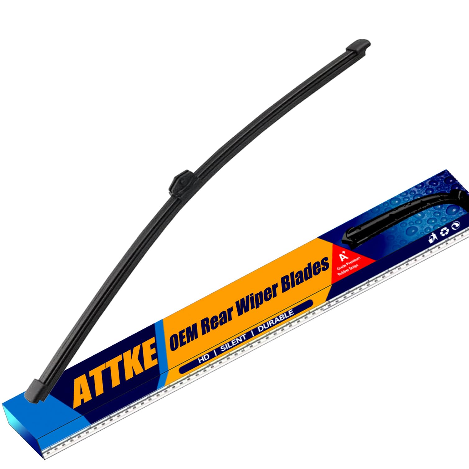 ATTKE 13" Rear Wiper Blade Replacement for Audi Q3 2022-2019 Q5 17-09/BMW X1 21-16 X2 22-18/Benz A Class 21-19 B 19-17 GLE 21-19/VW Touareg 17-15/