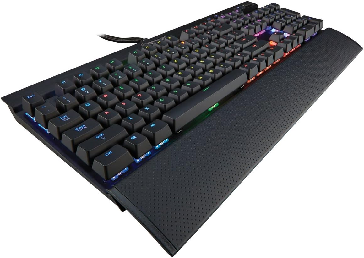 Corsair Gaming K70 RGB Mechanical Keyboard, Backlit RGB LED, Cherry MX Red