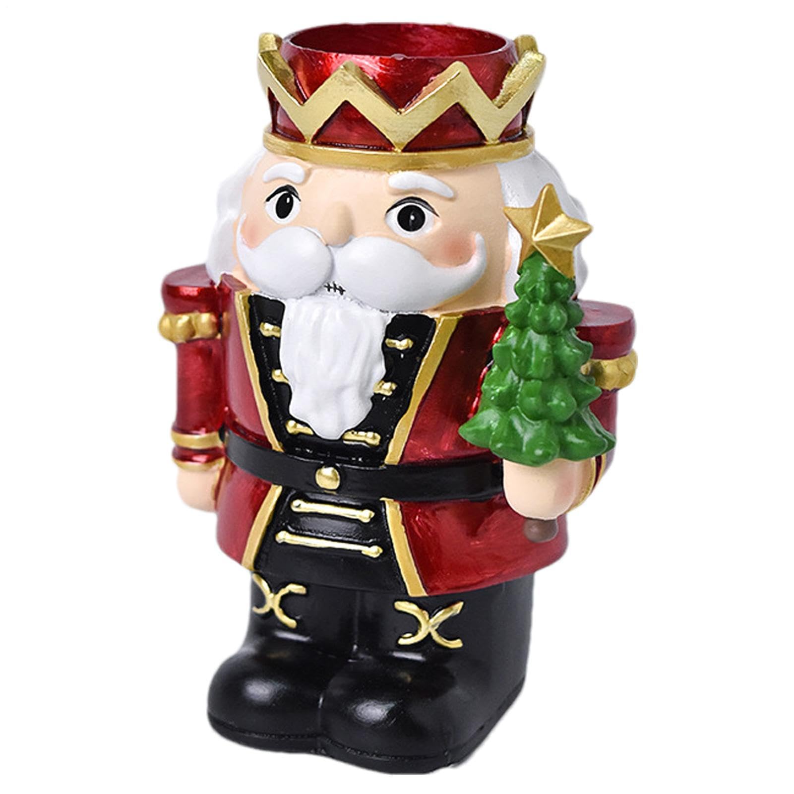 Photophore de Noël cadeau idéal en résine pour sublimer les tables d'appartement