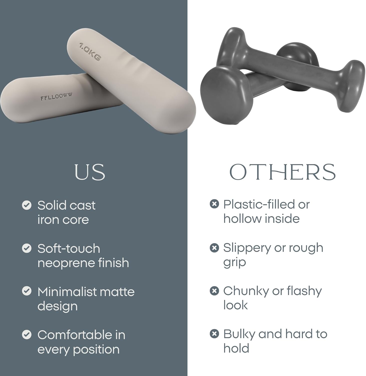 Dumbbell - Hand Weights for Exercise, Muscle Toning, Muscle Toning, Strength Building & Full Body Workout