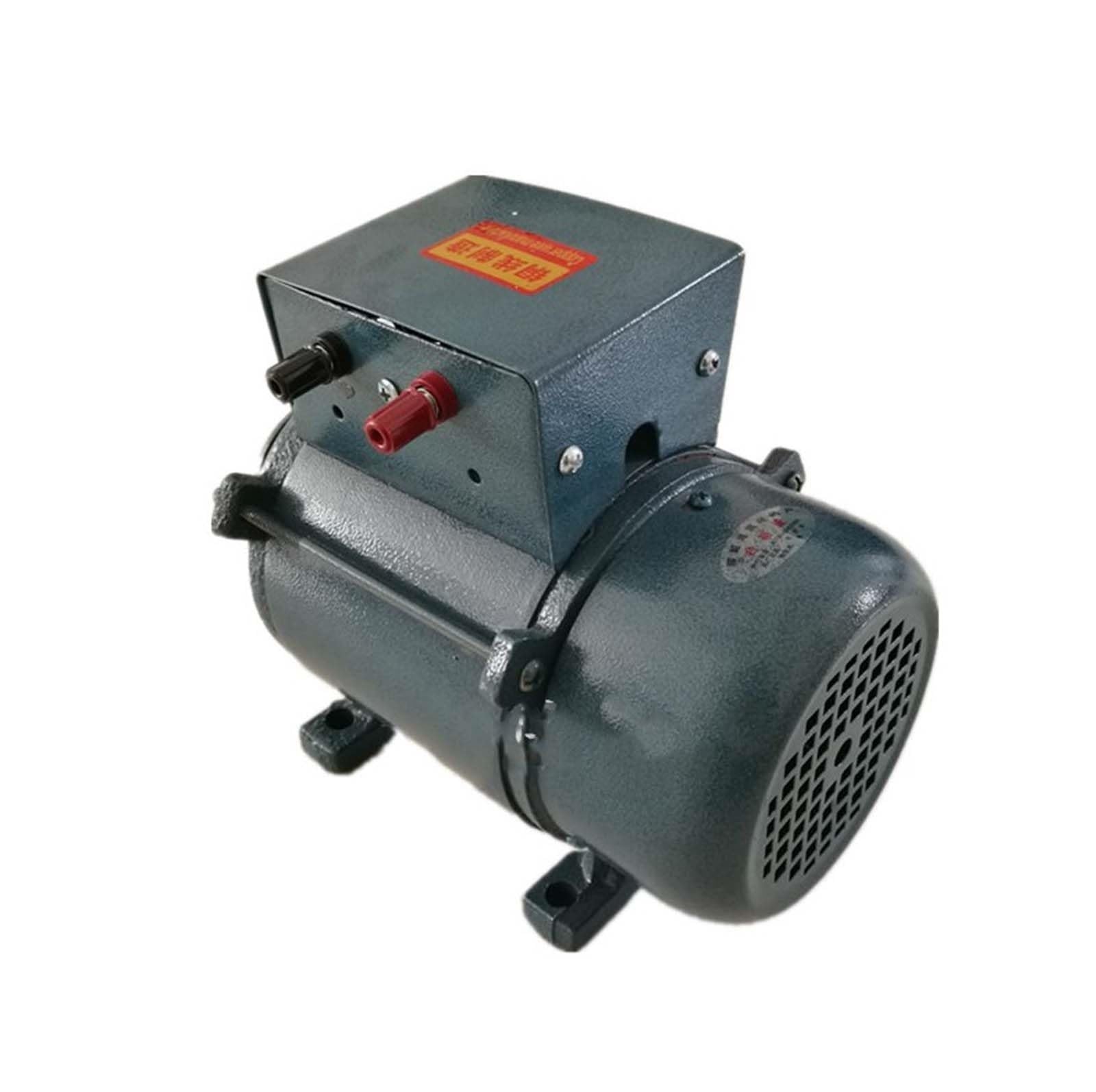 Générateur Compact 5000W 220V Sans Balais À Aimant Permanent, Alternateur À Fil De Cuivre Pur, Entraînement Par Poulie, Pour Éclairage Ou Alimentation De Secours