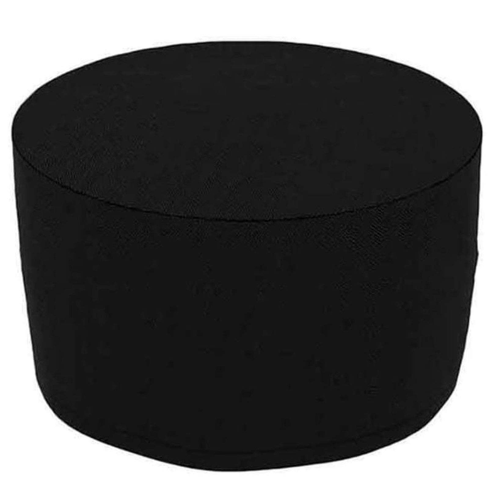 Bâche de jardin imperméable et durable noire pour protéger le salon de jardin rond