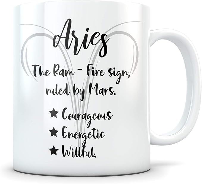 Aries gifts, aries gifts for men and women, zodiac aries, mug aries, zodiac signs, aries mug, aries birthday, april birthday