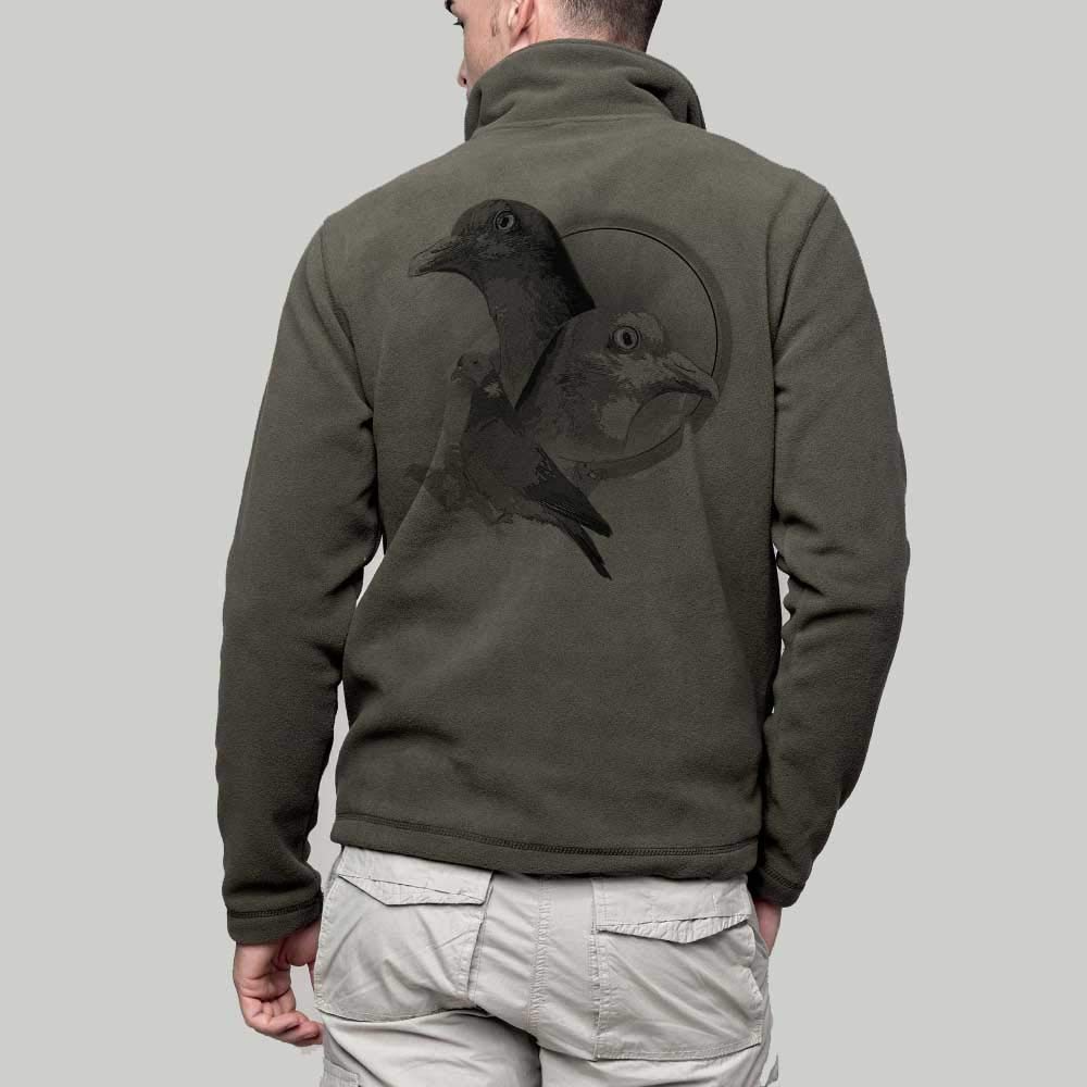 Veste Polaire Pigeon ramier - vêtement de Chasse personnalisé gibier