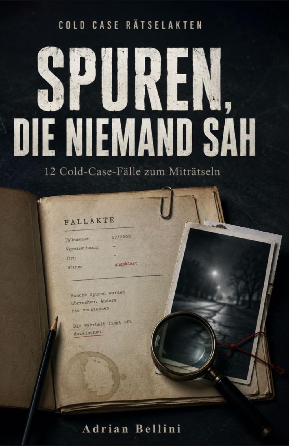 Spuren, die niemand sah: 12 fiktionale Kriminalfälle aus Deutschland im True-Crime-Stil zum Miträtseln