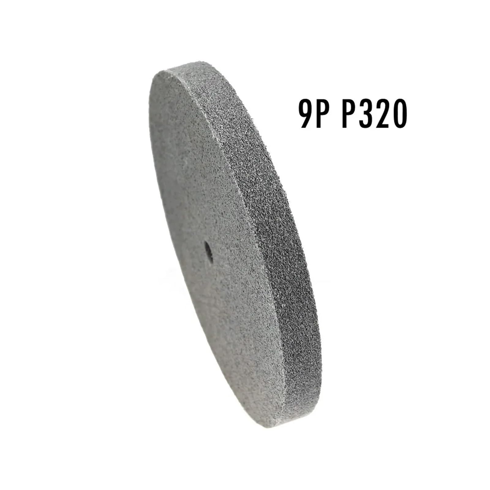 1 Rueda de Pulido abrasiva unificada de Nailon no Tejido de 250 x 25 x 20 mm con Acabado de mármol y herrajes de Acero Inoxidable(7P P240)