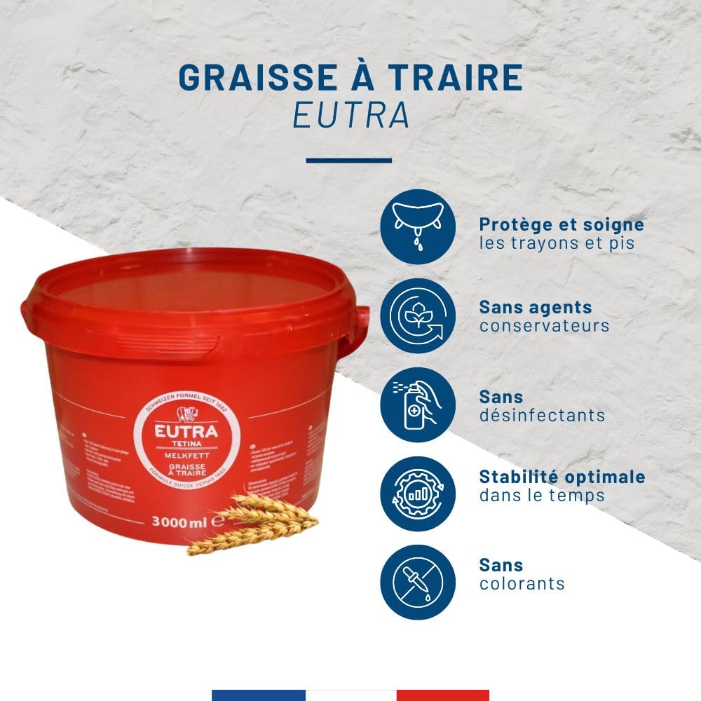 EUTRA Graisse à traire 3 L