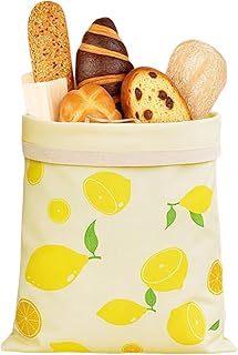 リユーザブル ブレッドバッグ,家庭用食品保存再利用バッグ - ポーチ ラップ 手作りキーパー 食品カバー ベーキング用品 冷凍庫 冷蔵庫 キッチン収納