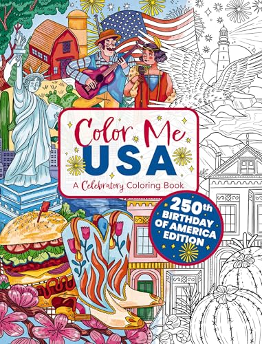 Color Me USA: A Celebratory Coloring Book (Color Me Coloring Books)