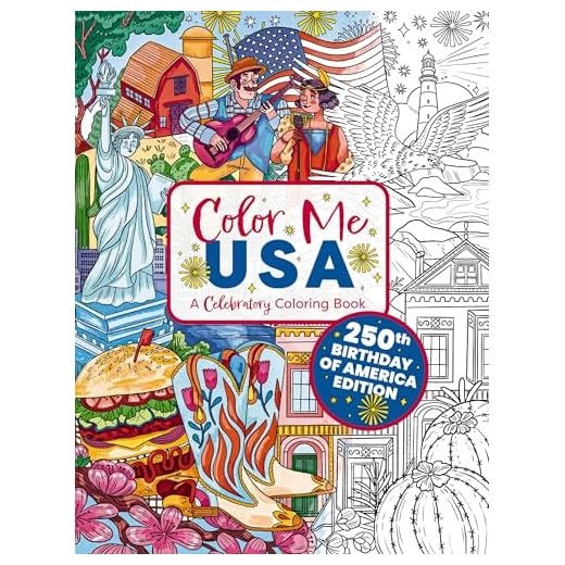 Color Me USA: A Celebratory Coloring Book (Color Me Coloring Books)