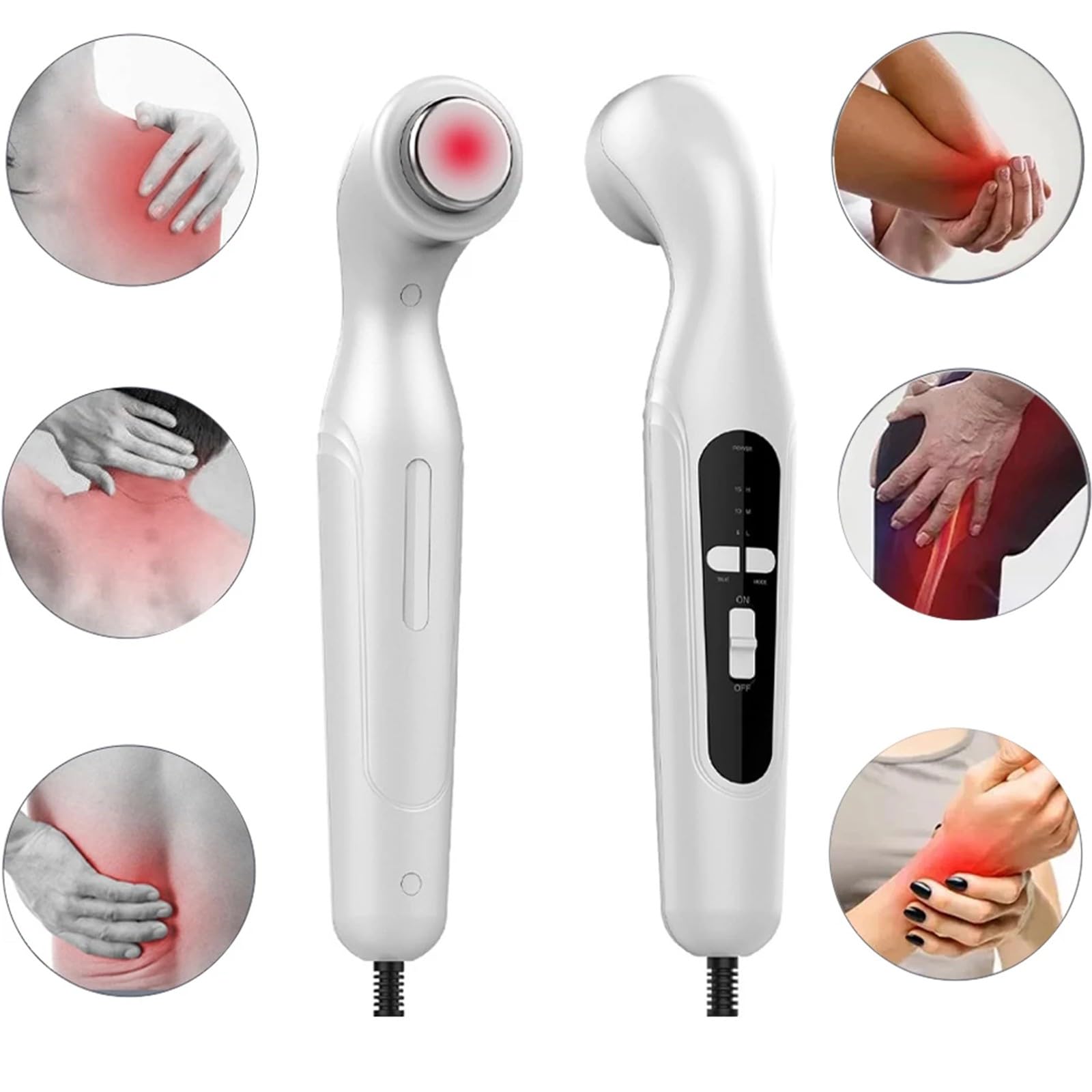Equipo de Fisioterapia para Artritis, Dispositivo de Fisioterapia por ultrasonido para Uso doméstico, Dispositivo de Masaje ultrasónico para aliviar el Dolor Corporal en la Cintura