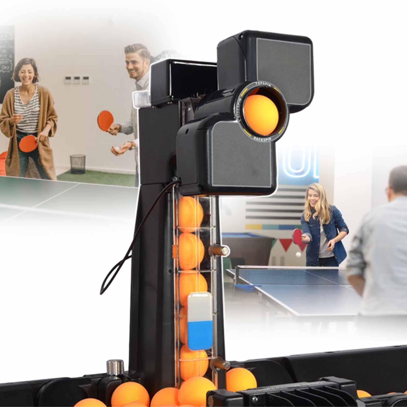 Maszyna Do Ping-Ponga Z Siatką, Do Treningu Tenisa Stołowego, Robot Do Tenisa Stołowego, Automatyczna Maszyna Do Piłek Do Ping-Ponga, Prędkość Piłki 4-40 M/S, 30-90 Piłek/Min