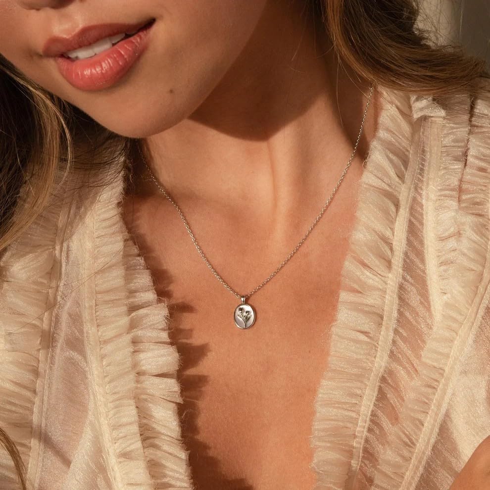 Image of 18k Gold Plated Vintage Dainty Pink Gemstone Bow Pendant Necklace Women Court Style Oval Cut Zircon Necklace