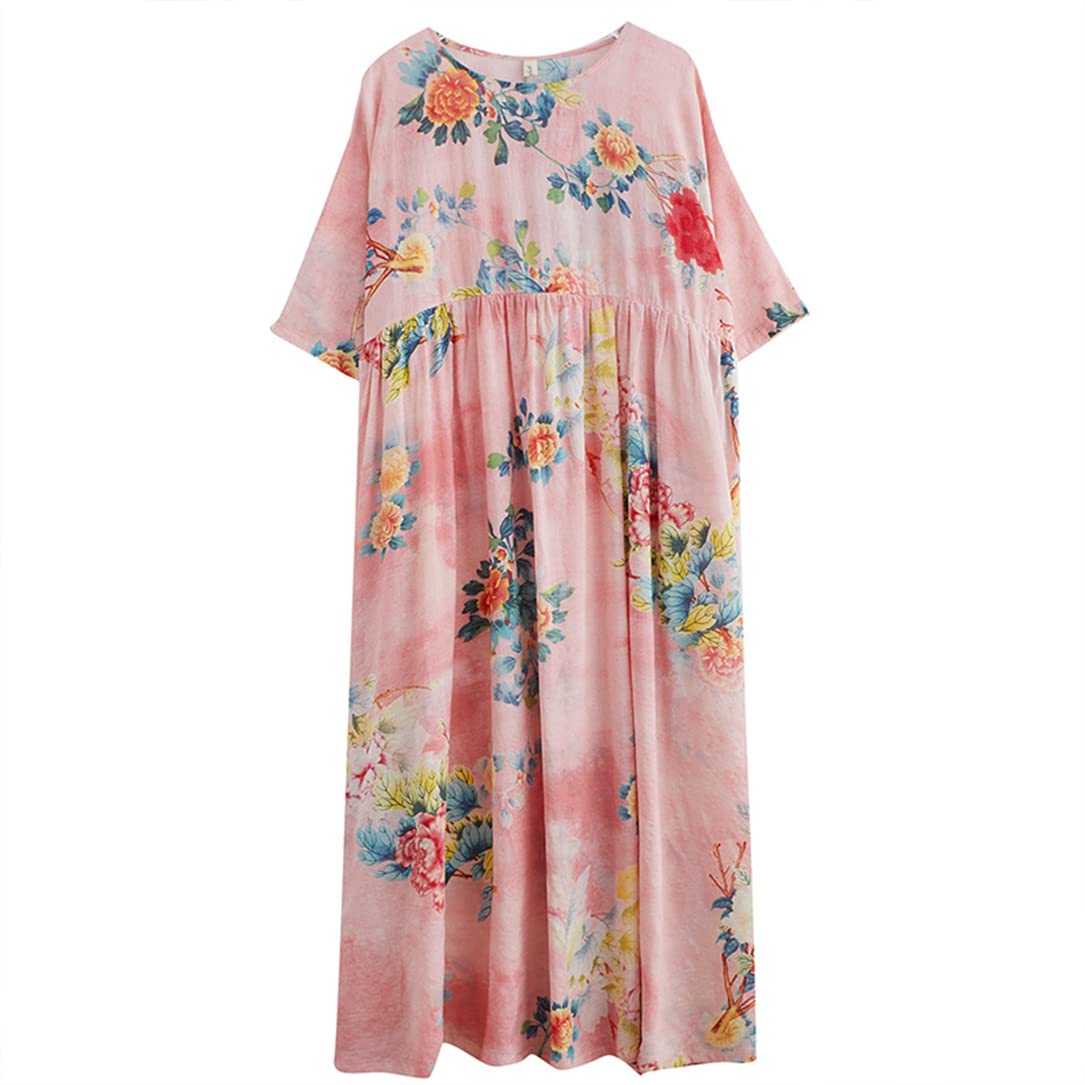 Amazon.com: Oversized Flower Floral Dress Summer Beach Women Loose Casual Korean Cotton Long Dress Khaki Dress One Size 164 : Clothing, Shoes & Jewelry Amazon.com: Oversized Flower Floral Dress Summer Beach Women Loose Casual Korean Cotton Long Dress Khaki Dress One Size 164 : Clothing, Shoes & Jewelry