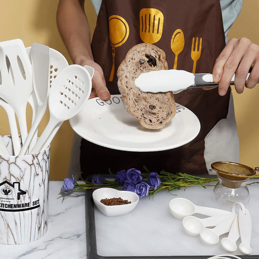 Löffel, Spatel, Schneebesen, Zange, Küchenutensilien, Gadgets, Werkzeug-Set, hitzebeständige Antihaft-Löffel zum Kochen von Gourmet-Essen