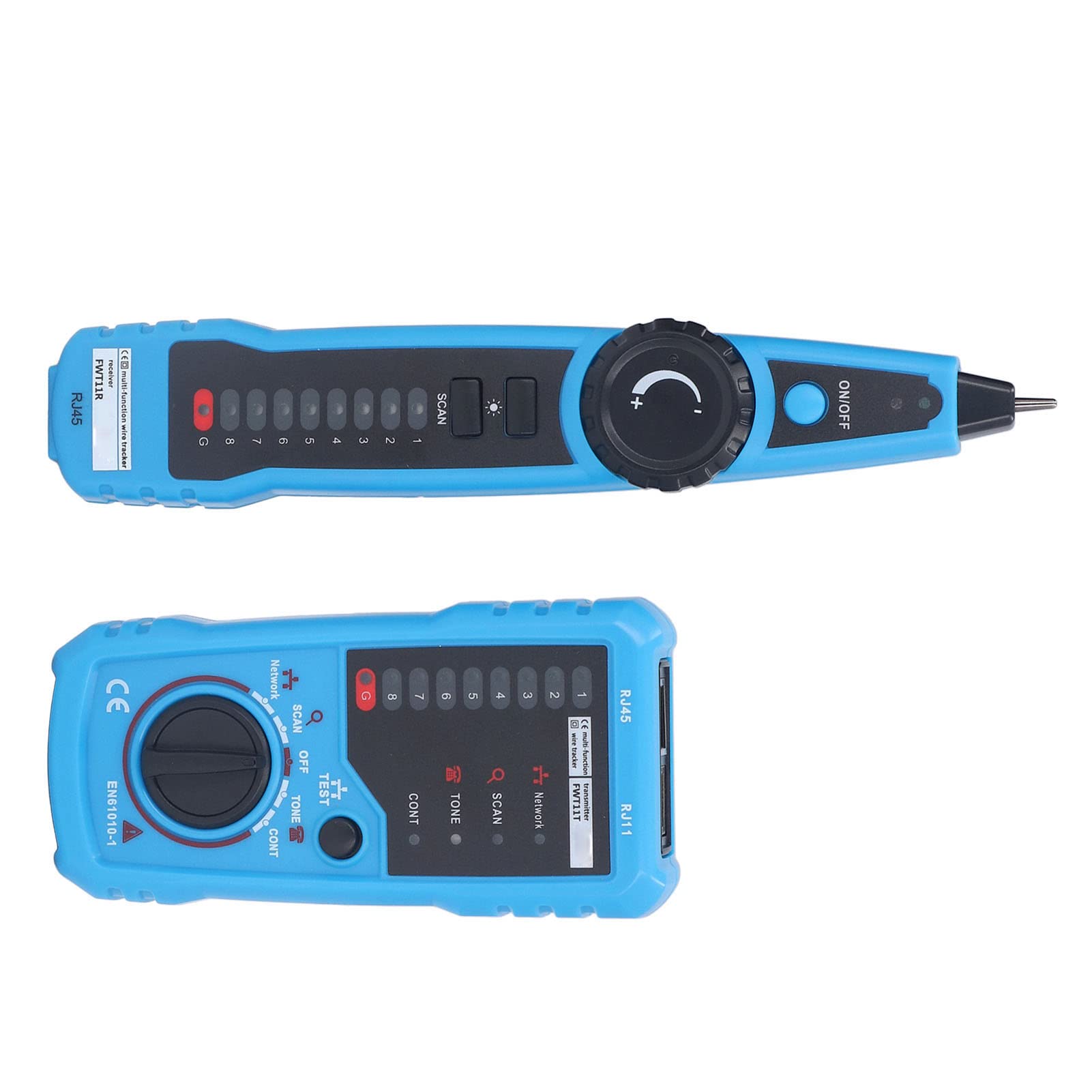 Tester per Cavi di Rete, Tracciatore di Linea Telefonica Ethernet RJ45 RJ11 Portatile e Tester di continuità con Tipi di Cavi Avanzati e Funzioni Ad Ampio Raggio