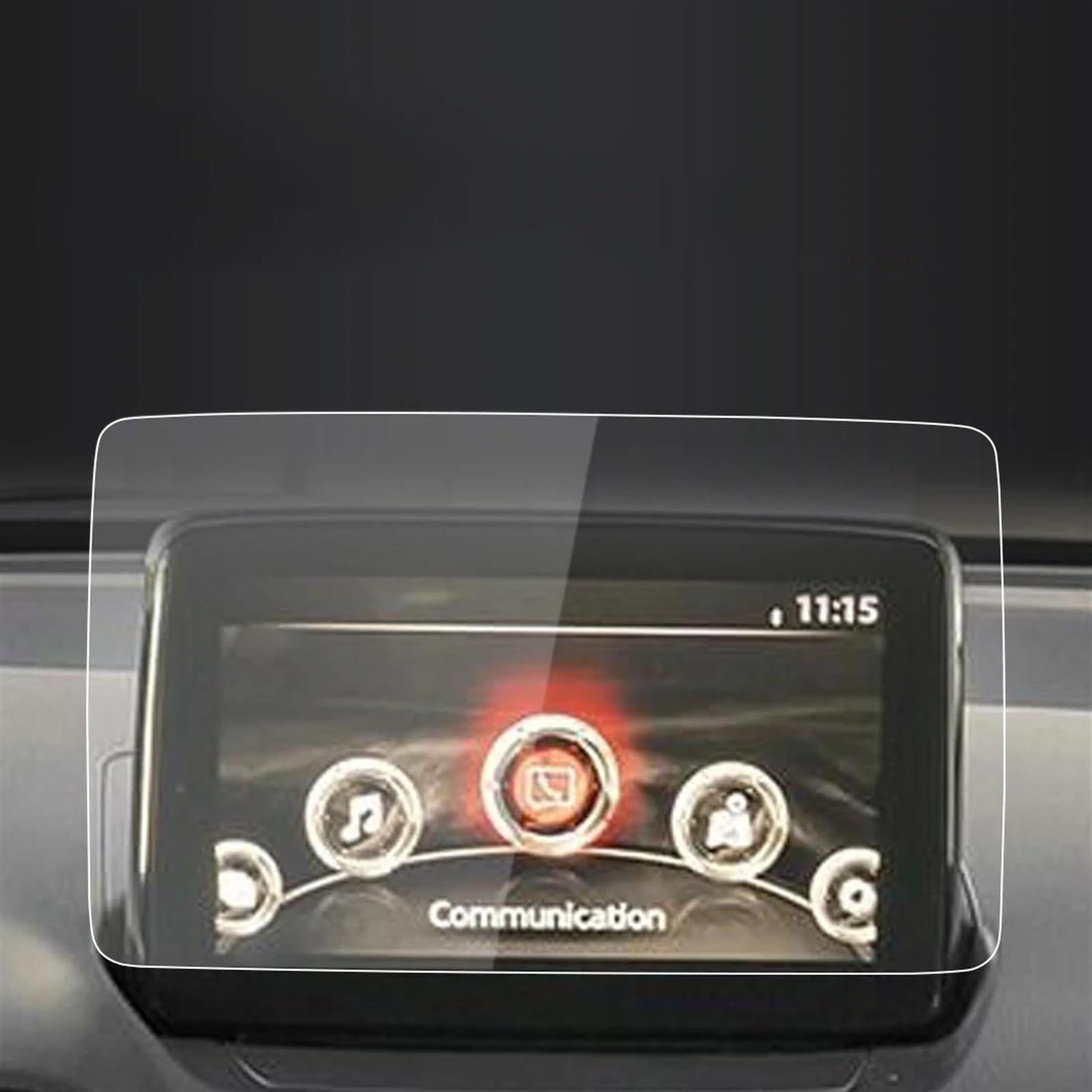 Pellicola Protettiva per Schermo di Navigazione per Mazda 2 2019-2023 Pellicola Protettiva in Vetro temperato per Console Protezione per navigatore (22 HD)