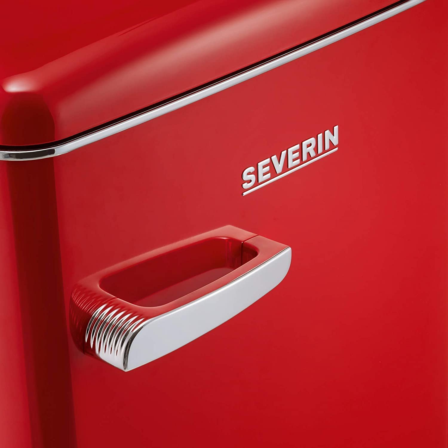 Retro Table Fridge, 108L, Red