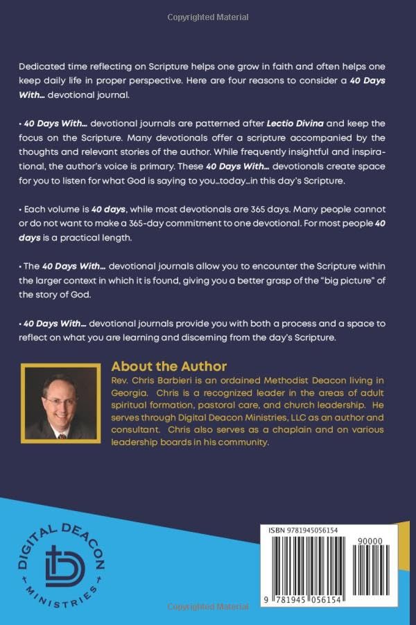 40 Days With... The Gospel of Mark: A 40 Day Biblical Devotional Journal: Study Reflect Discern Pray - Image 2