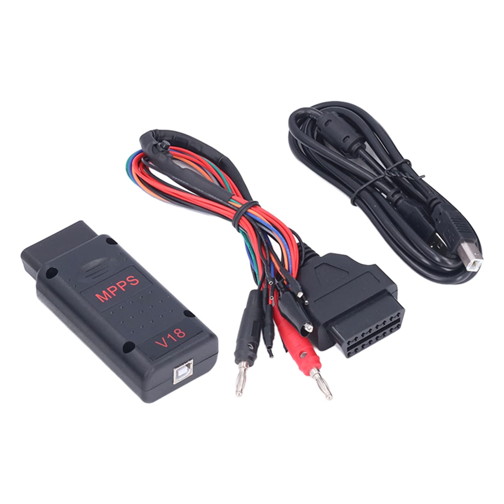 Buachois Strumento diagnostico per auto, interfaccia per chip tuning ECU, scanner OBD2, programmatore per, MPPS V18, lettura e scrittura memoria