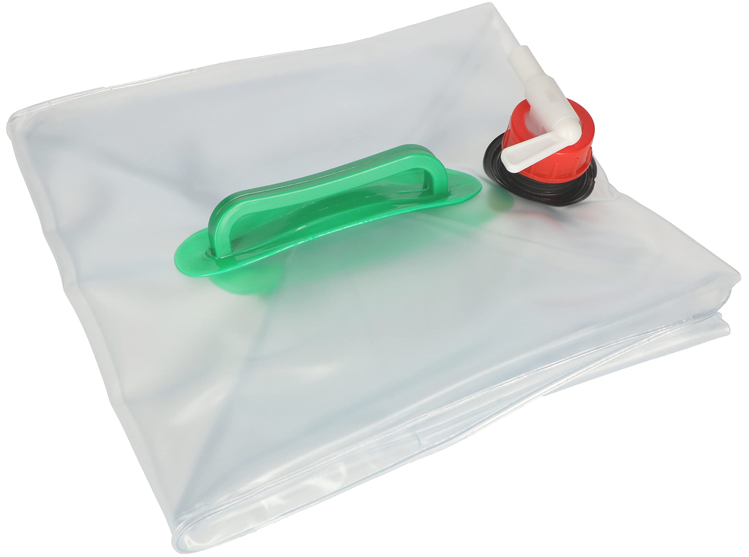 KOTARBAU® 4 x Bidones de Agua Plegable con Grifo 20 litros, Contenedor de Agua Plegable, Depósito portátil, 2 Asas de Transporte, Bidón garrafa con Grifo de vertido, Recipiente de Agua para Camping