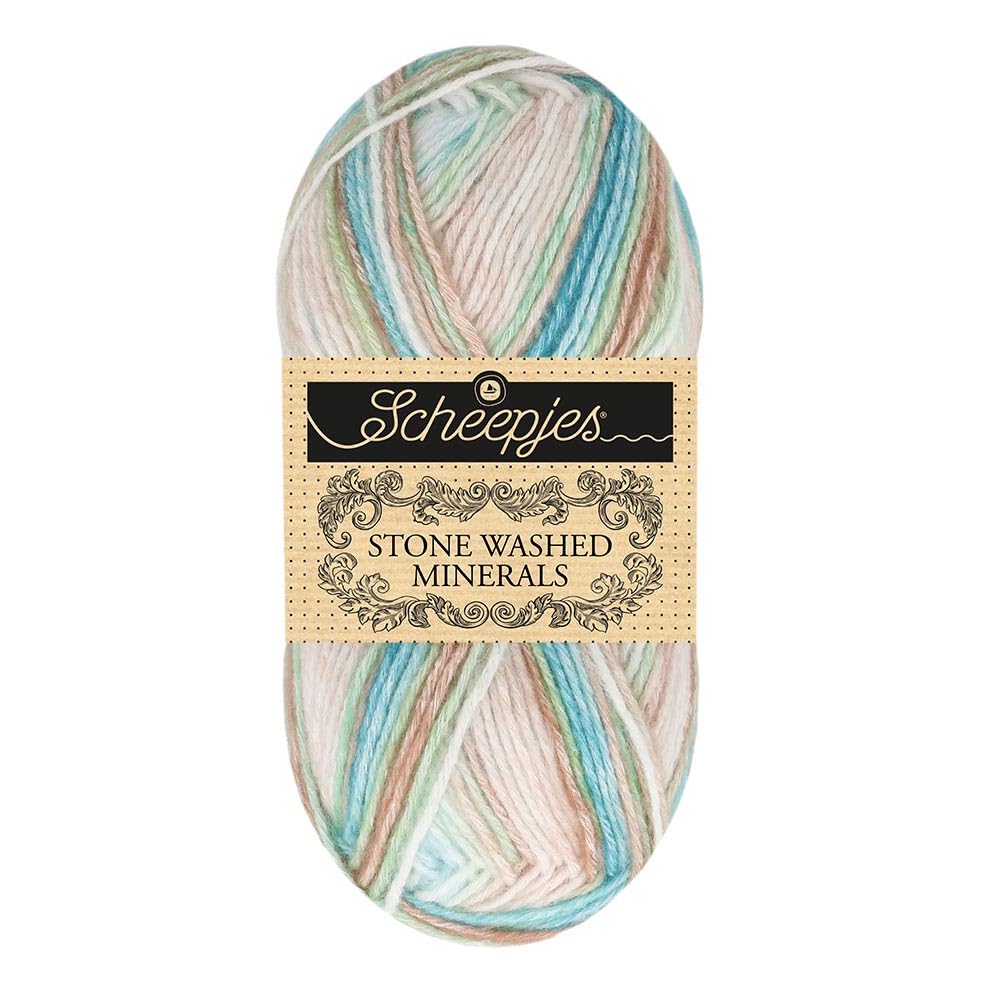 Scheepjes - Scheepjes Stone Washed Minerals 901 Agate Aria (130m) Soft Yarn - 1x50g