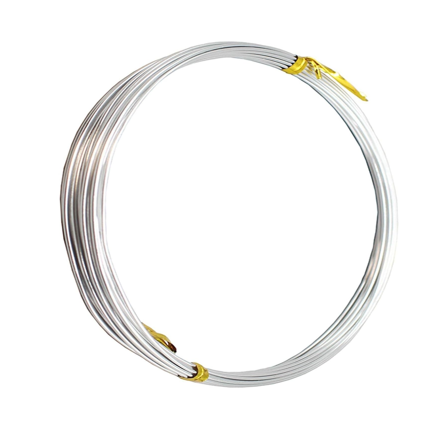 99,99% czysty drut aluminiowy 2 m, średnica 4,5–8 mm do laboratorium, rzemiosła, obróbki metali, 1 szt.(5mm)